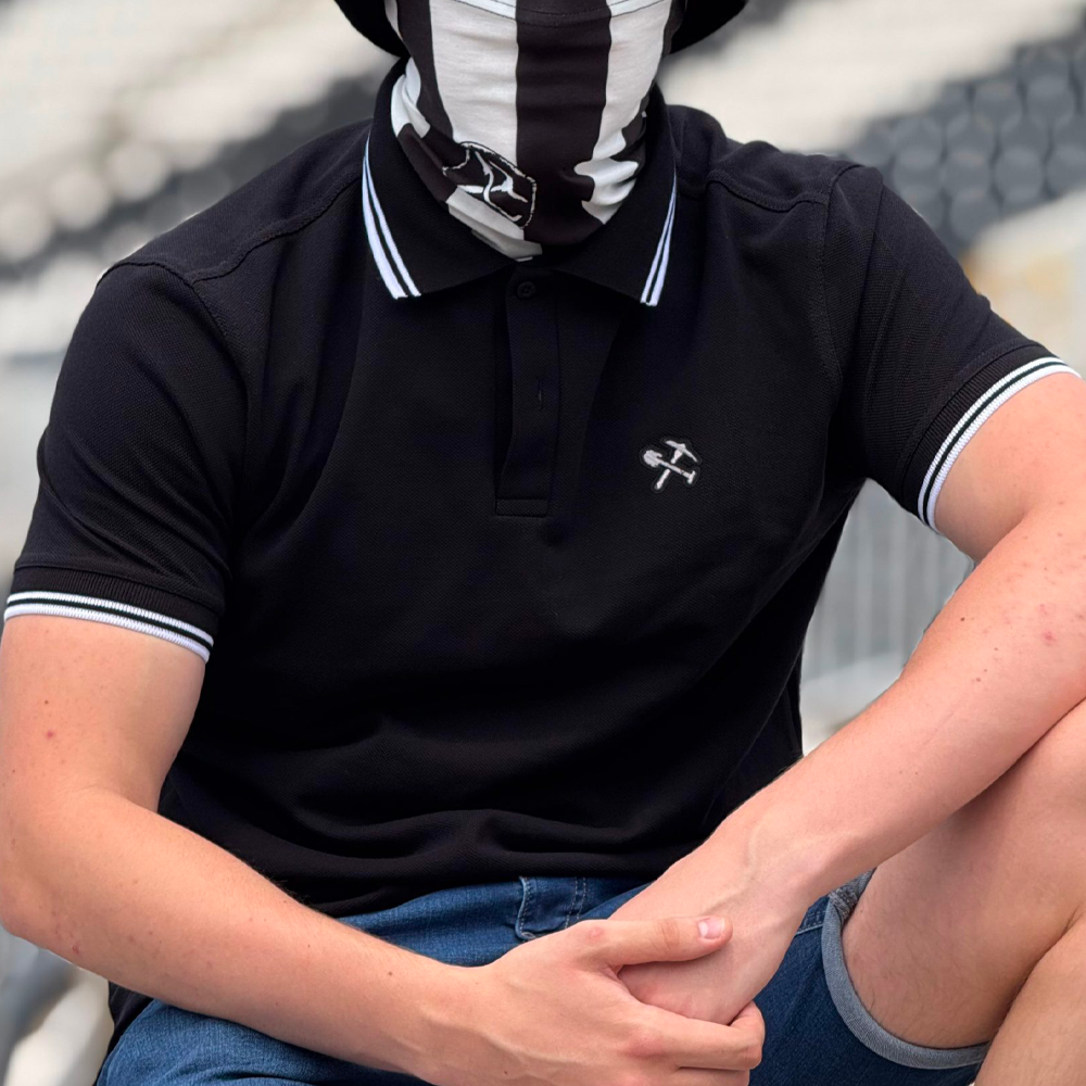 Поло Мајица Пруге Поло мајица Крамп и лопата пруге - Слика 1