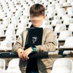 Дечији шал Црна овца